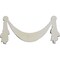 Ekena Millwork 17 1/4"W x 6 1/4"H x 1 1/8"P Classic Tassel Swag Onlay ONL17X06X01CL - alternate 3